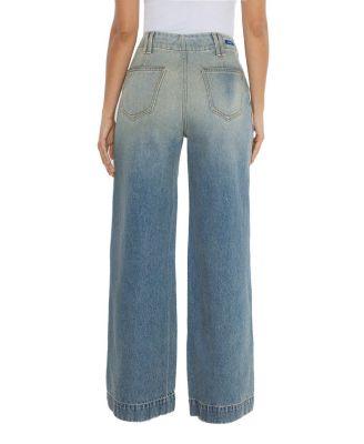 High Rise Rosalie Trouser Jeans in Denim Wash