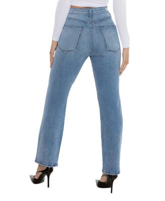 High Rise Tracy Straight Jean in Bayside