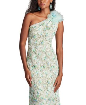 Kahli 3D Floral Embroidered Gown