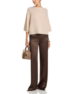 Sequin Cropped Cape Sleeve Sweater