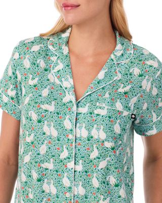 Short Sleeve Boxer Pajama Set