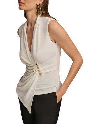 Hardware Sleeveless V Neck Top