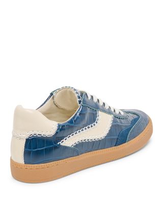 Women's Notice Stitch Croco Embossed Sneakers