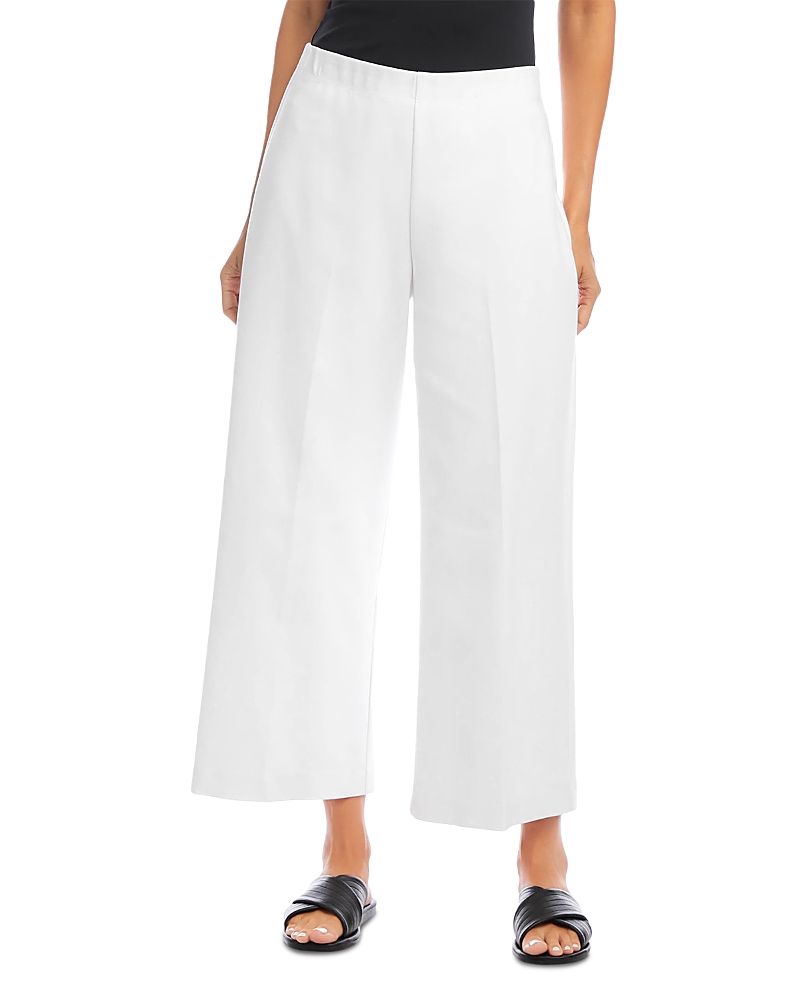 Karen Kane Pintuck Crop Wide Leg Pants