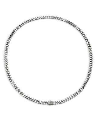Sterling Silver Curb Chain Necklace, 20"