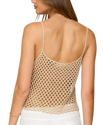 Florenza Open Crochet Tank Top