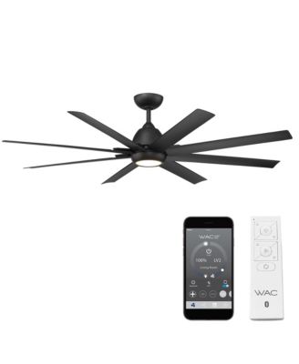 Smart Fans Mocha XL 66in 3000K LED Indoor or Outdoor Smart Home Ceiling Fan