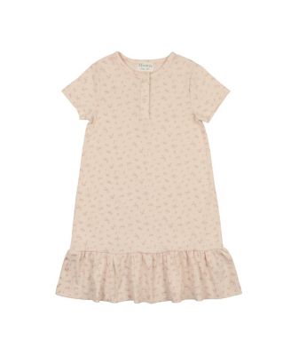 Girls' Printed Gauze Short Sleeve Dress - Little Kid