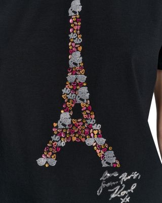 Floral Eiffel Tee