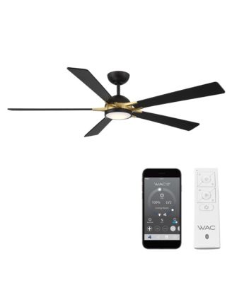 Smart Fans Rotary 65in Selectable 2700-3000-4000-5000K LED Indoor or Outdoor Smart Home Ceiling Fan