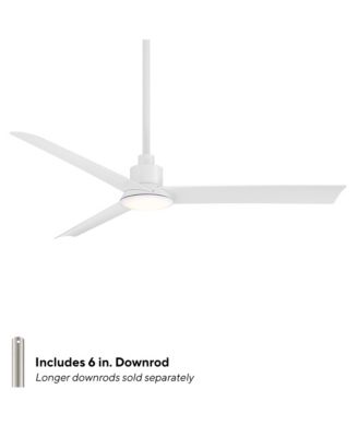 Smart Fans Flair 56in Selectable 2700-3000-4000-5000K LED Indoor or Outdoor Smart Home Ceiling Fan