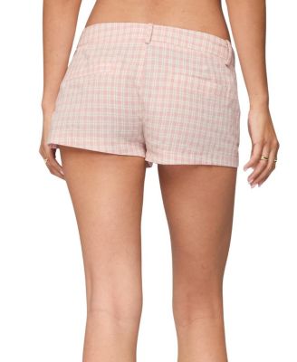 Monty Plaid Micro Shorts