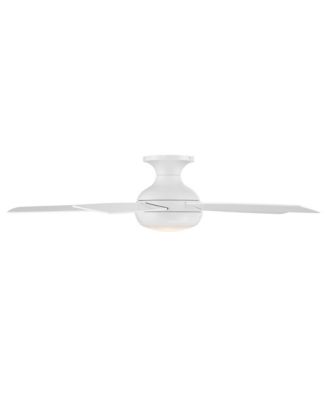 Smart Fans Odyssey 52in 3000K LED Indoor or Outdoor Flushmount Smart Compatible Ceiling Fan