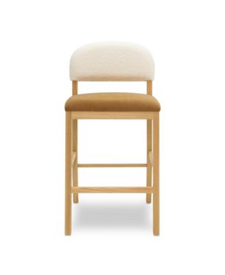 Calla Performance Velvet Counter Stool