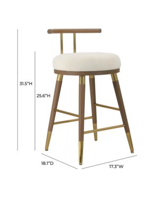 Juniper Velvet Counter Stool
