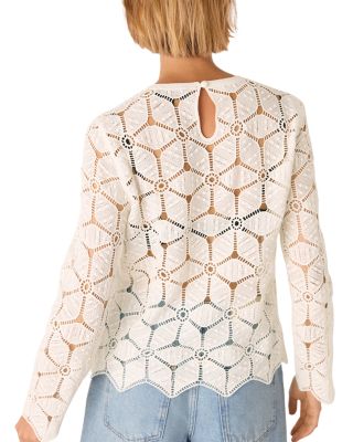 Crocheted Lace Top