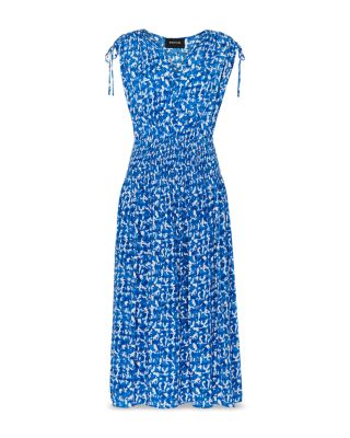 Sponge Print Midi Dress