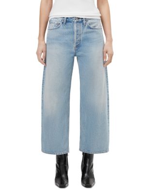 Arc Mid Rise Crop Wide Jeans in Orten