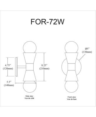 Fortuna 2 Light Wall Sconce