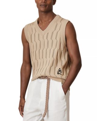 CHE THIEGO Pointelle V Neck Vest