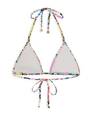 Rainbow Oasis Triangle Bikini Top