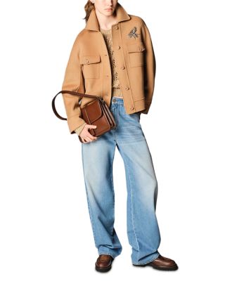 Mid Rise Oversized Jeans in Light Blue