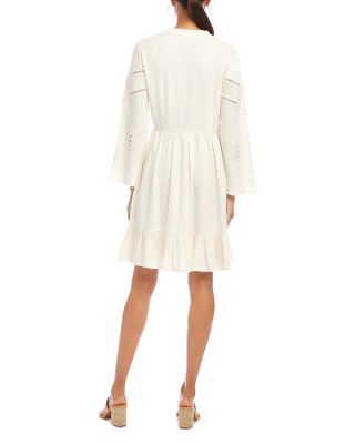 Tiered Flare Sleeve Dress