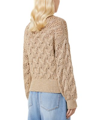 1 Pilade Crewneck Cable Knit Sweater