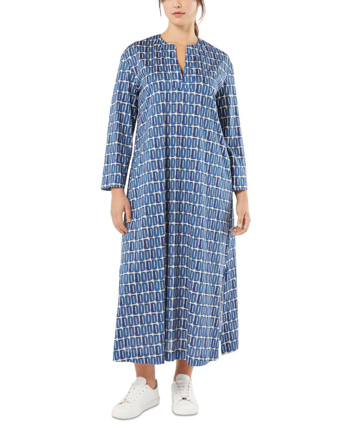 Plus Ancella Navy Dress