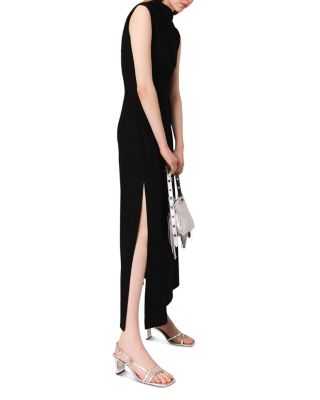 Cutout Waist Maxi Dress