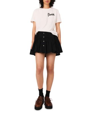 Tee with Embroidered Paris Logo