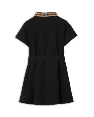 Girls' Check Collar Polo Shirt Dress, Little Kid, Big Kid - Exclusive