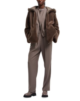 Techno Cady Jacket with Elastic Drawstring Hem