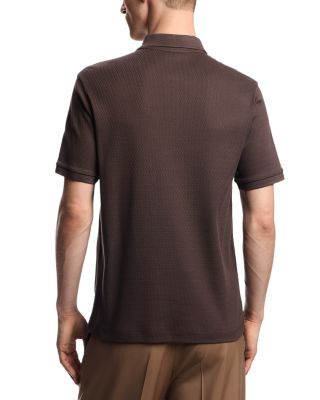 Regular Fit Jacquard Jersey Polo