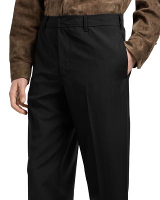 Regular Fit Wool Trousers 