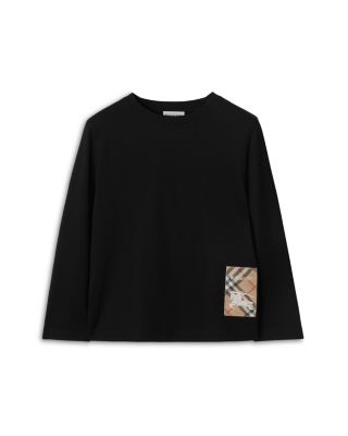 Boys' Check Label Cotton Top - Little Kid, Big Kid