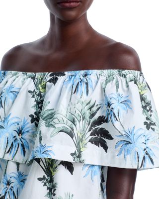 Palisade Palms Off-the-Shoulder Top