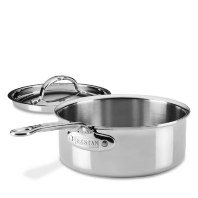 ProBond Luxe 2 Quart Professional Clad Stainless Steel Saucepan with Lid