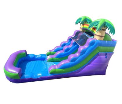 Inflatable Water Slide (Without Blower) - 21' x 9' x 12' Foot Backyard Inflatable Slide for Summer Fun - Slide with Water Pool for Kids