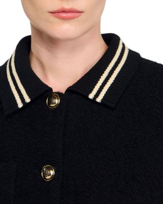 Tweed Contrast Stripe Jacket