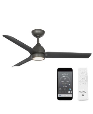  Smart Fans Mocha 54 in 3000K LED Indoor or Outdoor Smart Home Ceiling Fan
