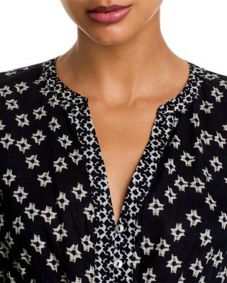 Charlotte Long Sleeve Button Front Blouse