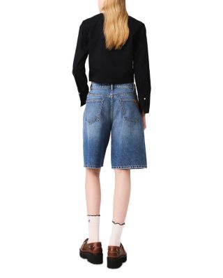 Cropped Poplin Shirt