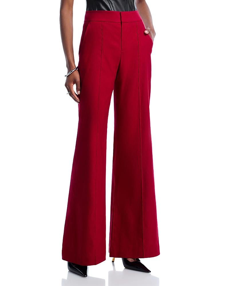 Alice and Olivia Dylan High Rise Wide Leg Pants