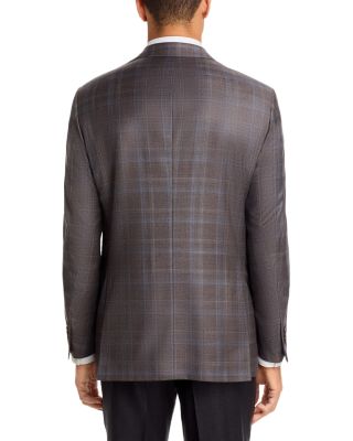 Flynn Plaid Wool Classic Fit Sportcoat