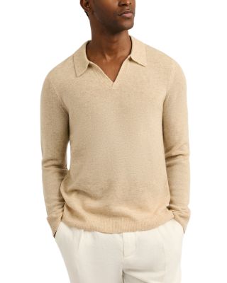 Featherweight Cashmere Polo Sweater