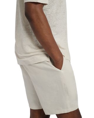 Linen Fixed Waist 7.5&amp;quot; Shorts