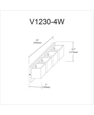 Verona 4 Light Vanity Light