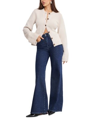 Button Front Knit Cardigan