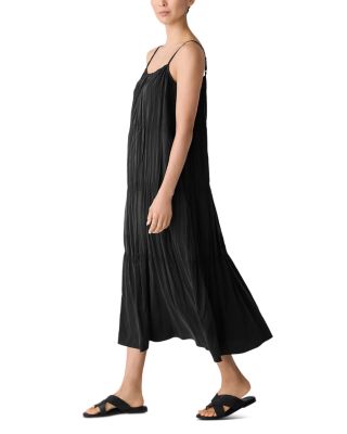 Silk Smocked Cami Dress